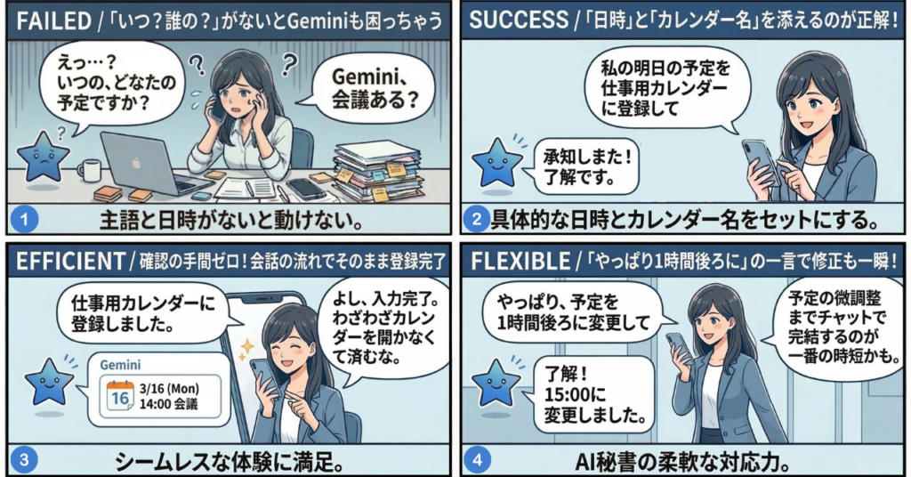 Geminiへ賢く指示する3つのコツ