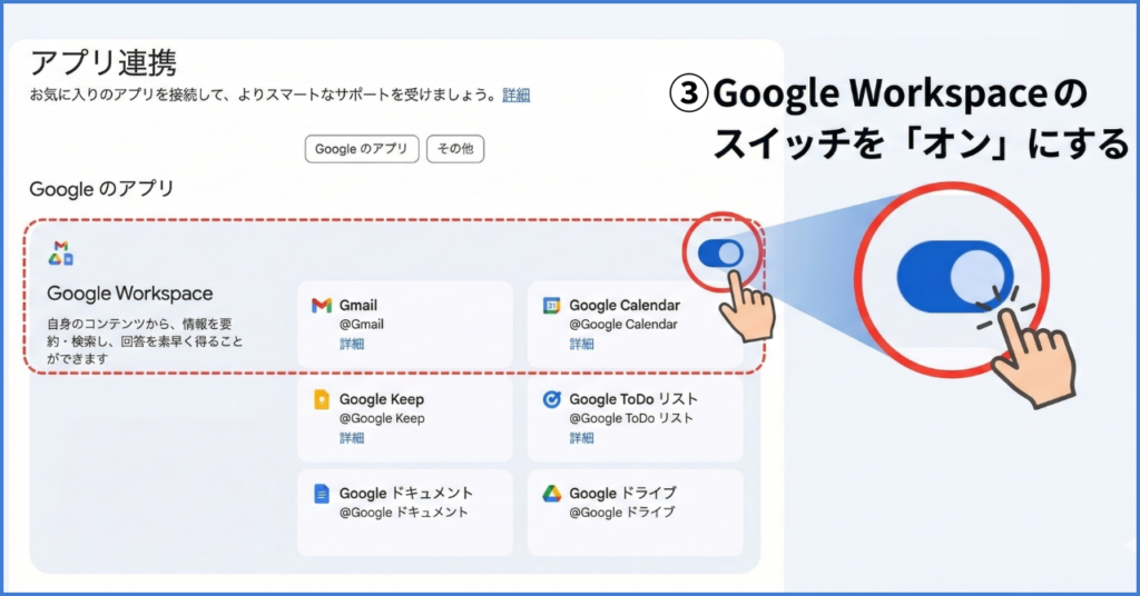 手順①Workspaceを有効化する