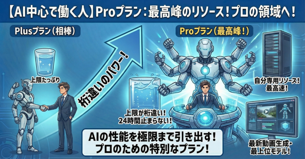 【AI中心で働く人】Proプラン